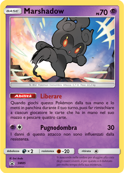 Marshadow SM85 — Sole e Luna Promo (Italian Pokémon TCG card)
