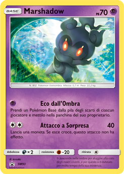Marshadow SM93 — Sole e Luna Promo (Italian Pokémon TCG card)