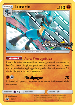 Lucario SM95 — Sole e Luna Promo (Italian Pokémon TCG card)
