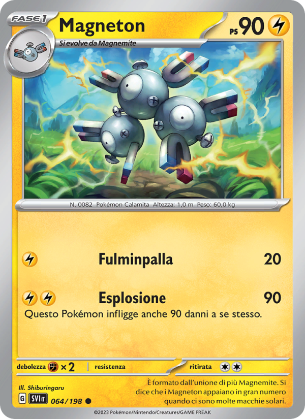Magneton 064/258 — Scarlatto e Violetto (Italian Pokémon TCG card)