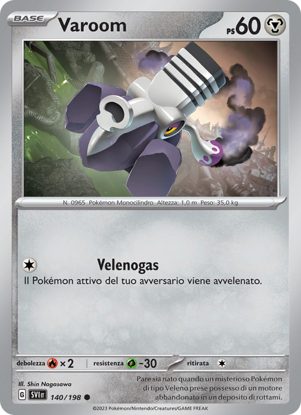 Varoom 140/258 — Scarlet & Violet (Italian Pokémon TCG card)