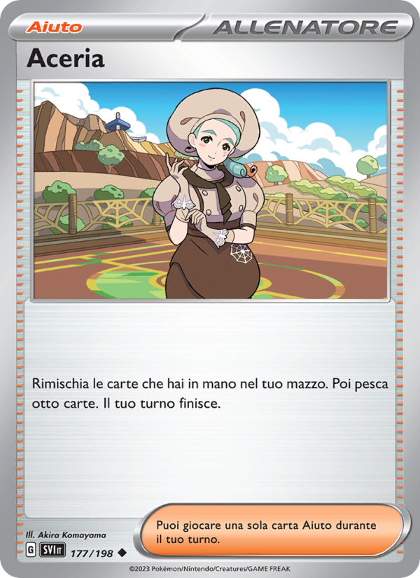 Aceria 177/258 — Scarlatto e Violetto (Italian Pokémon TCG card)