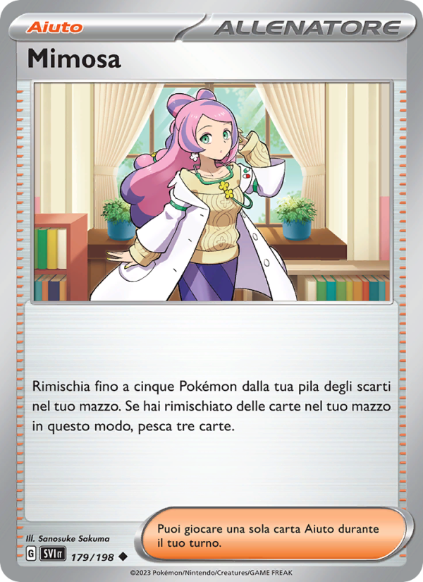 Mimosa 179/258 — Scarlatto e Violetto (Italian Pokémon TCG card)