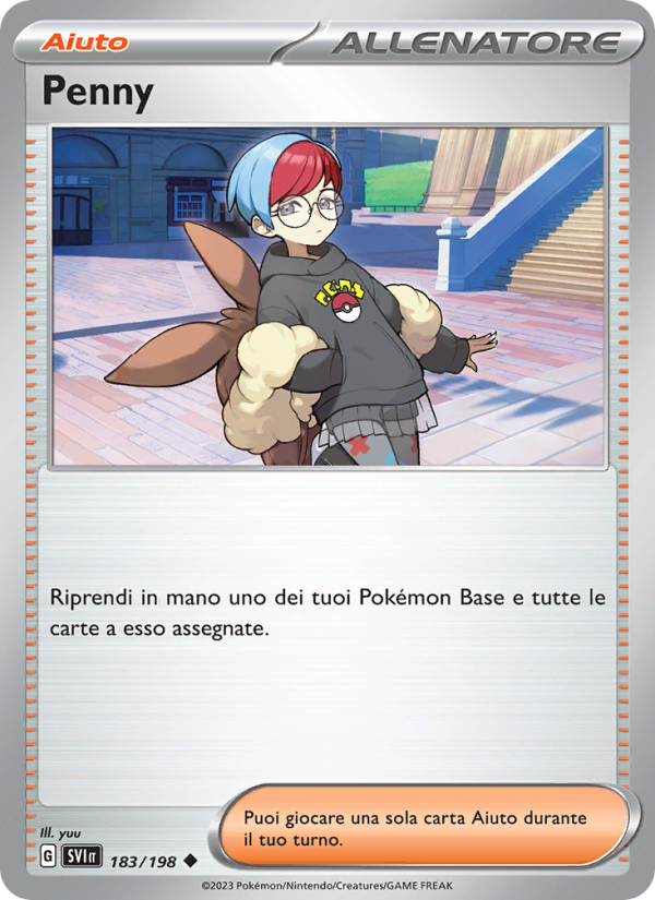 Penny 183/258 — Scarlatto e Violetto (Italian Pokémon TCG card)