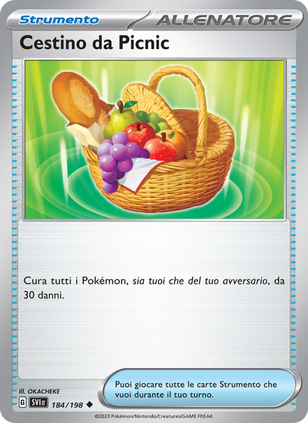 Cestino da Picnic 184/258 — Scarlatto e Violetto (Italian Pokémon TCG card)