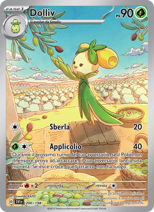 Dolliv 200/258 — Scarlatto e Violetto (Italian Pokémon TCG card)