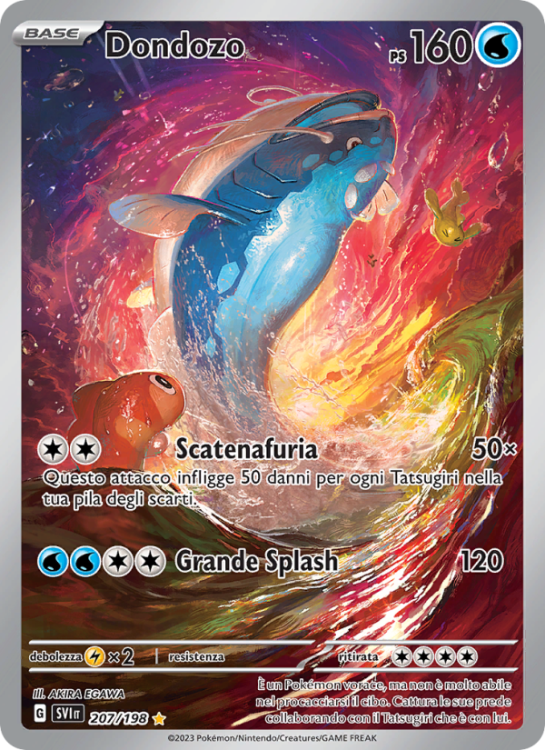 Dondozo 207/258 — Scarlatto e Violetto (Italian Pokémon TCG card)