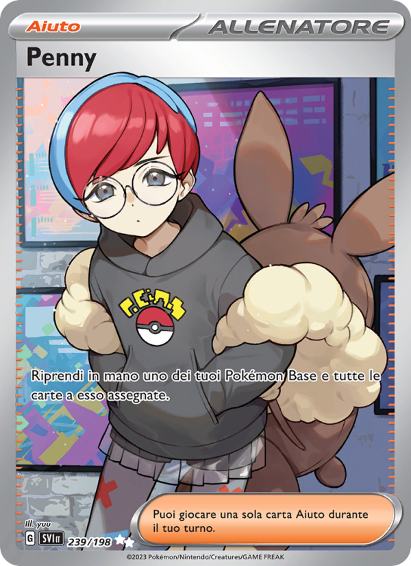 Penny 239/258 — Scarlatto e Violetto (Italian Pokémon TCG card)