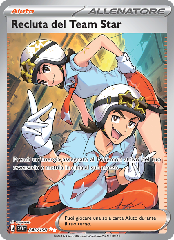 Recluta del Team Star 242/258 — Scarlatto e Violetto (Italian Pokémon TCG card)
