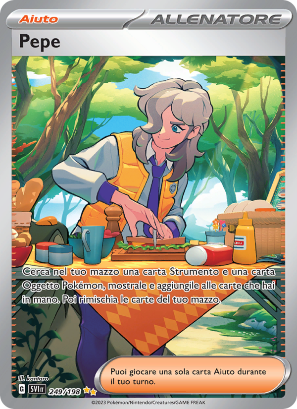 Pepe 249/258 — Scarlatto e Violetto (Italian Pokémon TCG card)