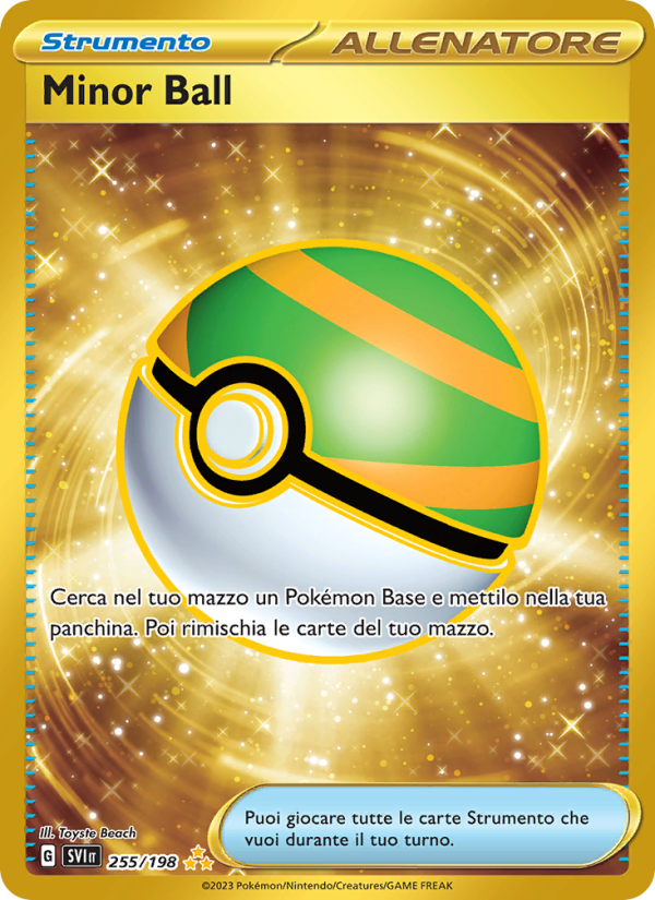 Minor Ball 255/258 — Scarlatto e Violetto (Italian Pokémon TCG card)