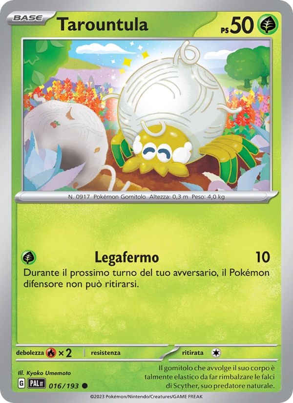 Tarountula 016/279 — Evoluzioni a Paldea (Italian Pokémon TCG card)