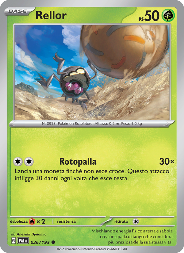 Rellor 026/279 — Evoluzioni a Paldea (Italian Pokémon TCG card)