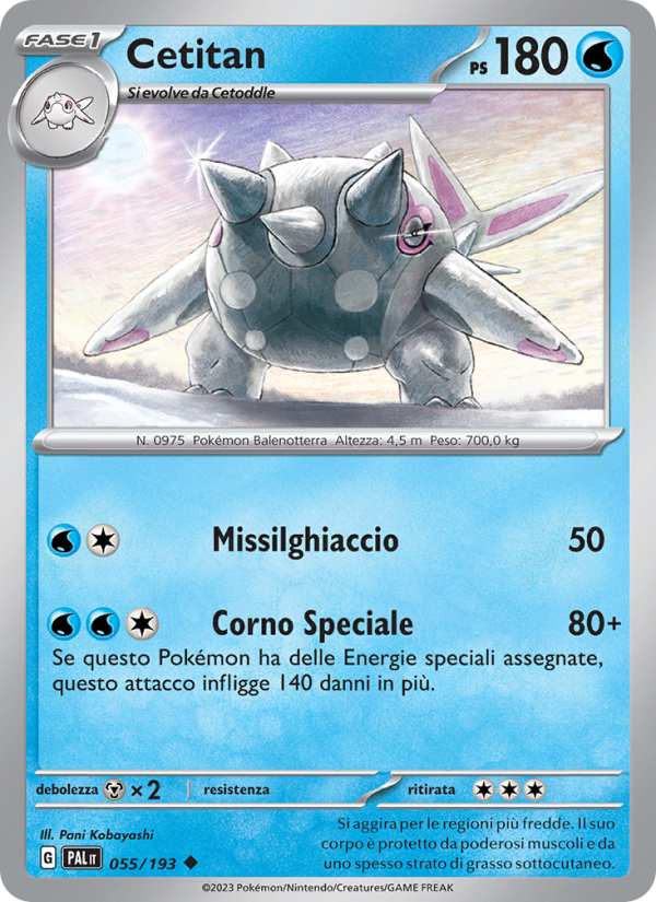 Cetitan 055/279 — Evoluzioni a Paldea (Italian Pokémon TCG card)