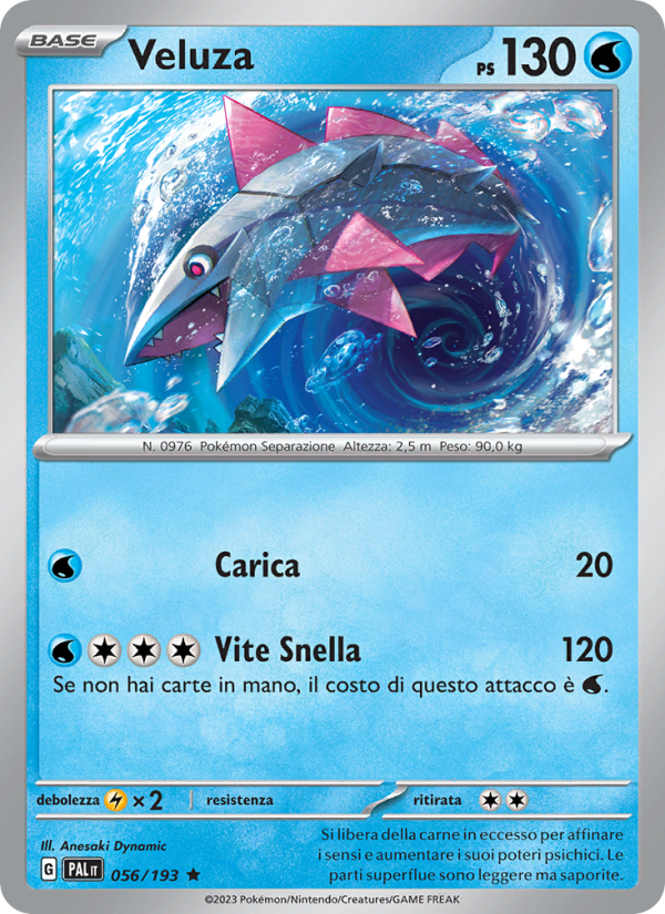 Veluza 056/279 — Evoluzioni a Paldea (Italian Pokémon TCG card)