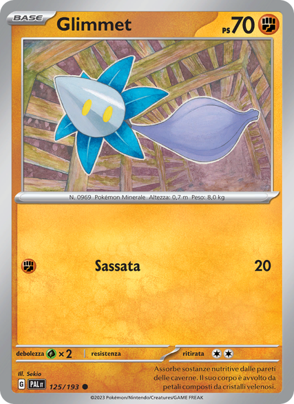Glimmet 125/279 — Evoluzioni a Paldea (Italian Pokémon TCG card)