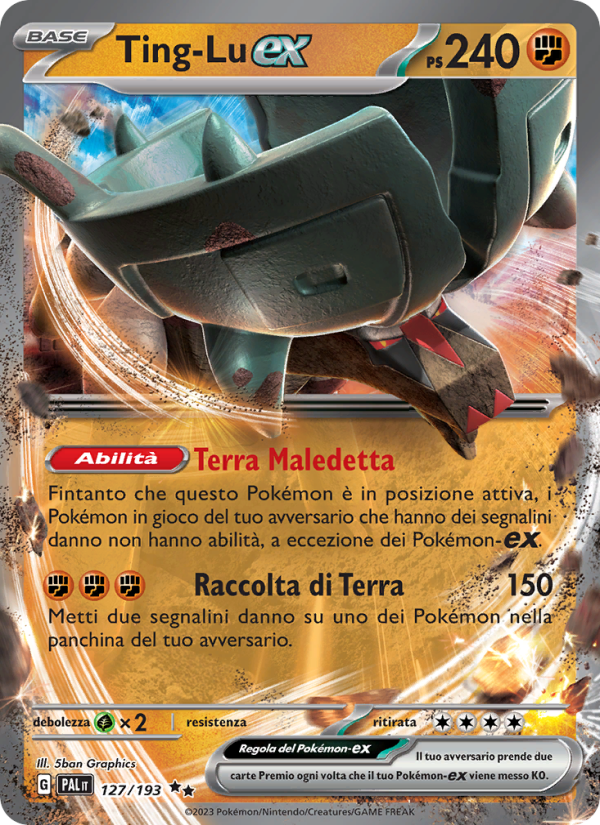 Ting-Lu-ex 127/279 — Evoluzioni a Paldea (Italian Pokémon TCG card)