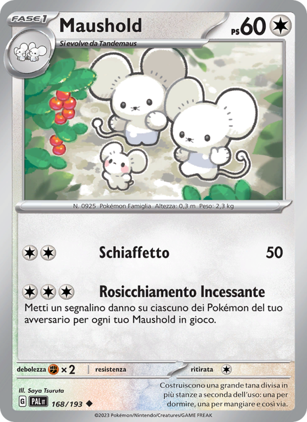 Maushold 168/279 — Evoluzioni a Paldea (Italian Pokémon TCG card)