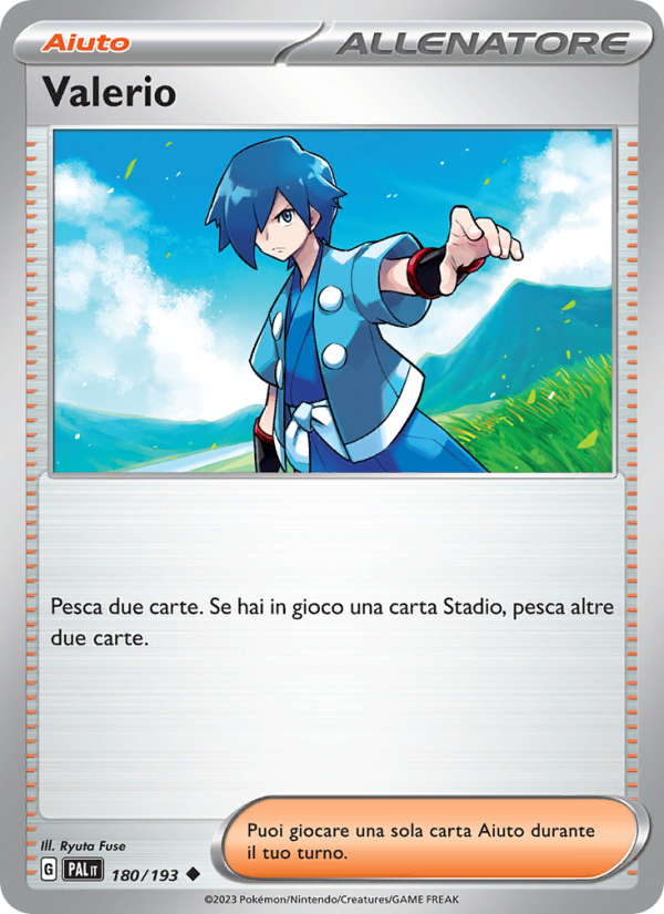 Valerio 180/279 — Evoluzioni a Paldea (Italian Pokémon TCG card)
