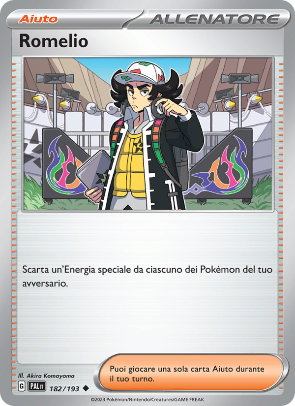 Romelio 182/279 — Evoluzioni a Paldea (Italian Pokémon TCG card)