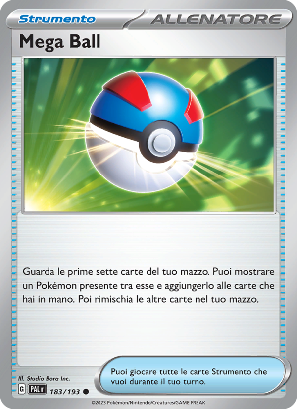 Mega Ball 183/279 — Evoluzioni a Paldea (Italian Pokémon TCG card)