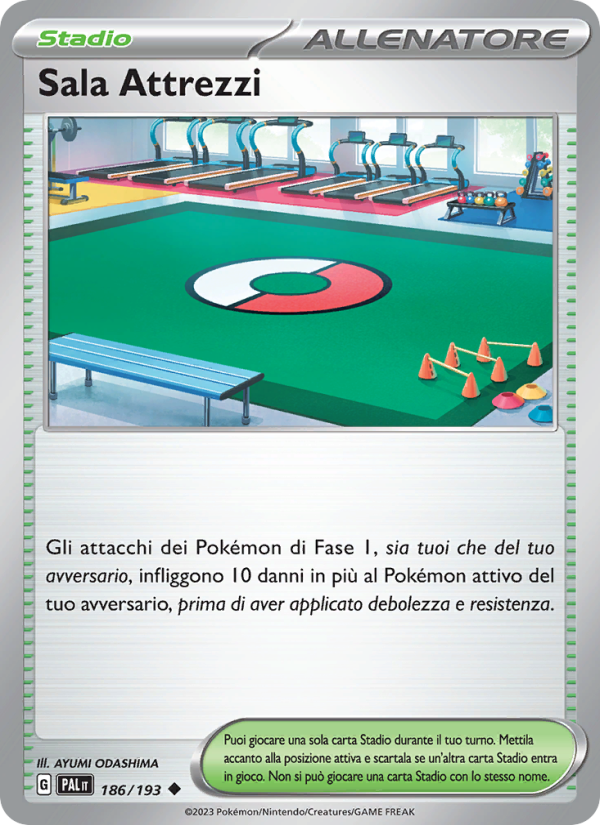 Sala Attrezzi 186/279 — Evoluzioni a Paldea (Italian Pokémon TCG card)