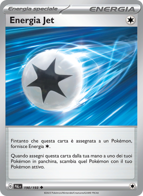 Energia Jet 190/279 — Evoluzioni a Paldea (Italian Pokémon TCG card)