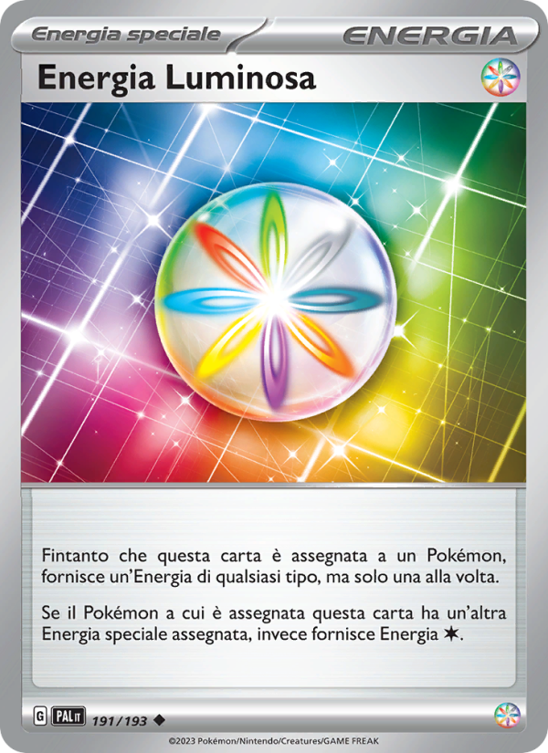 Energia Luminosa 191/279 — Evoluzioni a Paldea (Italian Pokémon TCG card)