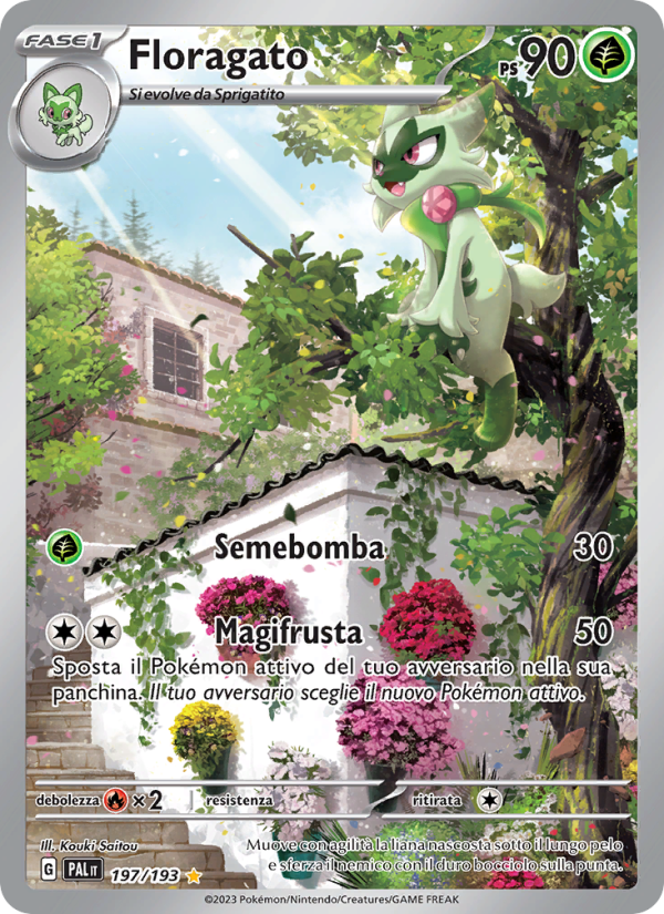 Floragato 197/279 — Evoluzioni a Paldea (Italian Pokémon TCG card)