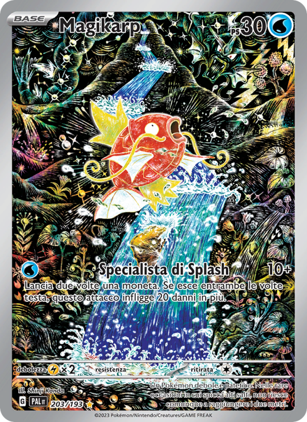 Magikarp 203/279 — Evoluzioni a Paldea (Italian Pokémon TCG card)
