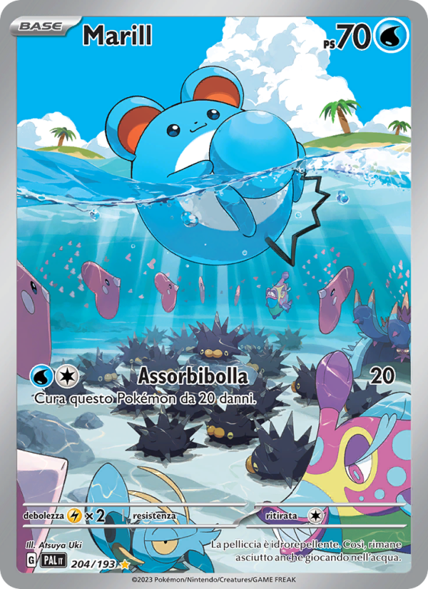 Marill 204/279 — Evoluzioni a Paldea (Italian Pokémon TCG card)