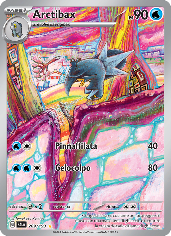 Arctibax 209/279 — Evoluzioni a Paldea (Italian Pokémon TCG card)
