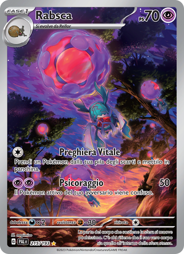 Rabsca 215/279 — Evoluzioni a Paldea (Italian Pokémon TCG card)