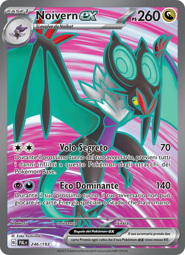 Noivern-ex 246/279 — Evoluzioni a Paldea (Italian Pokémon TCG card)