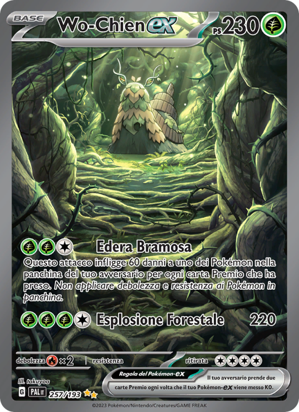 Wo-Chien-ex 257/279 — Evoluzioni a Paldea (Italian Pokémon TCG card)
