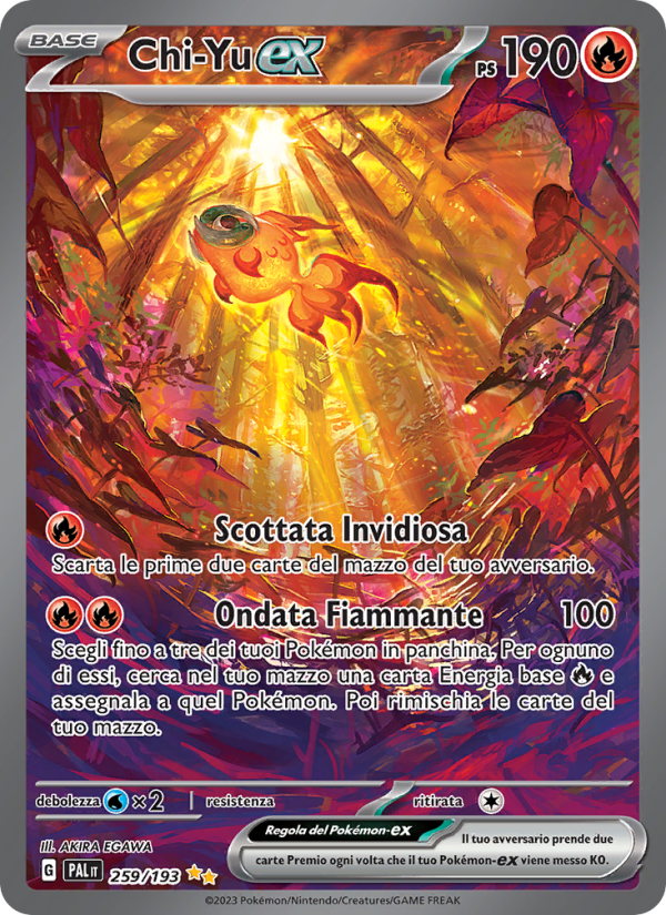 Chi-Yu-ex 259/279 — Evoluzioni a Paldea (Italian Pokémon TCG card)