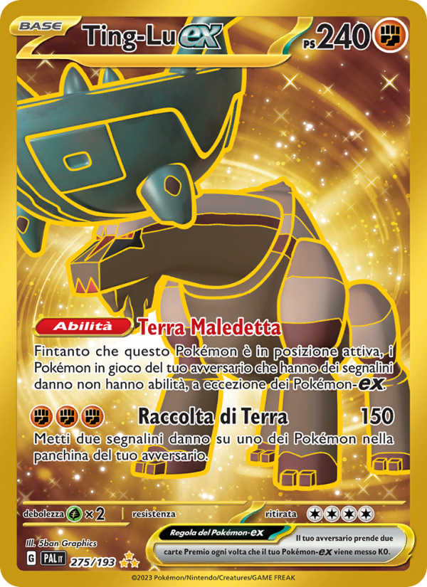 Ting-Lu-ex 275/279 — Evoluzioni a Paldea (Italian Pokémon TCG card)
