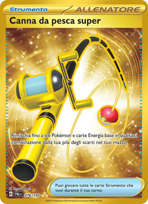 Canna da pesca super 276/279 — Evoluzioni a Paldea (Italian Pokémon TCG card)