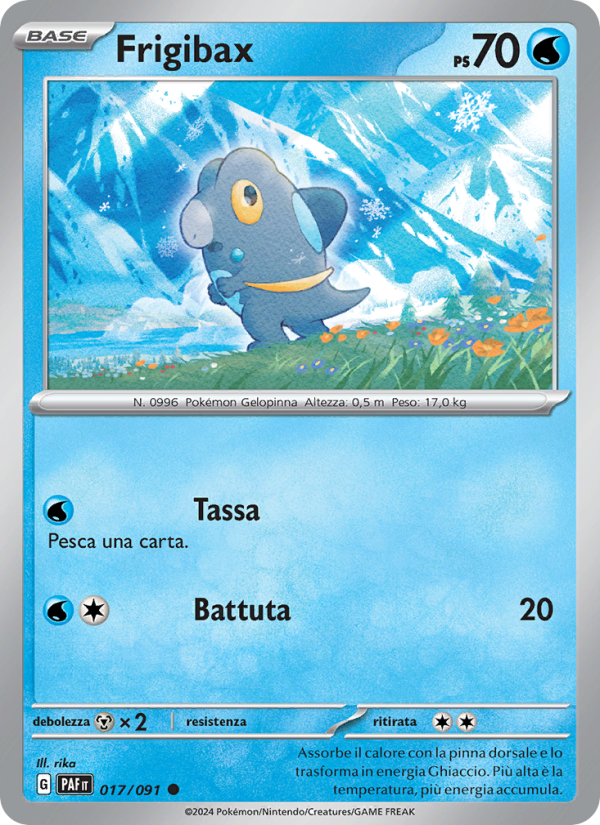 Frigibax 017/245 — Destino di Paldea (Italian Pokémon TCG card)