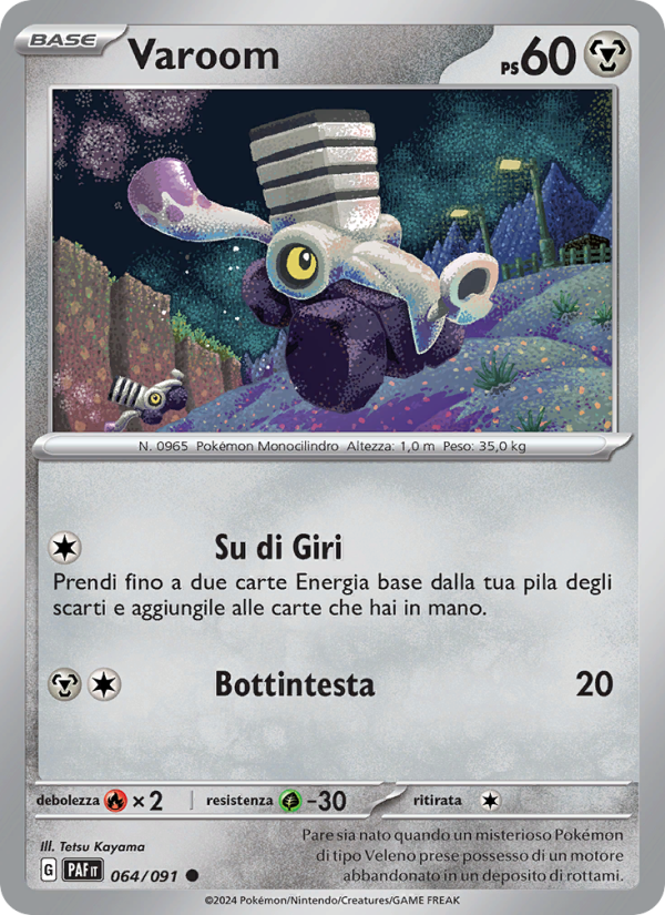 Varoom 064/245 — Destino di Paldea (Italian Pokémon TCG card)