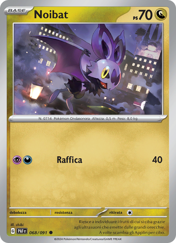 Noibat 068/245 — Destino di Paldea (Italian Pokémon TCG card)