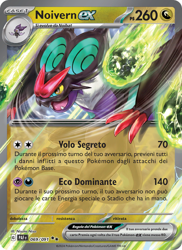Noivern-ex 069/245 — Destino di Paldea (Italian Pokémon TCG card)