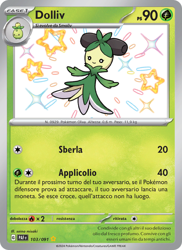 Dolliv 103/245 — Destino di Paldea (Italian Pokémon TCG card)