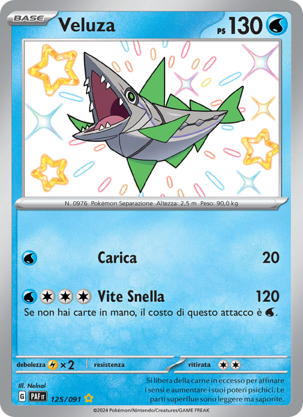 Veluza 125/245 — Destino di Paldea (Italian Pokémon TCG card)
