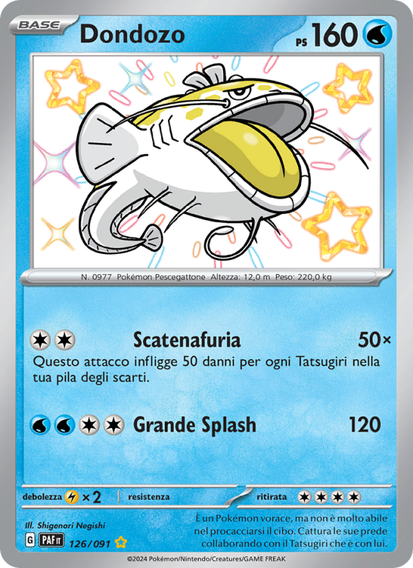 Dondozo 126/245 — Destino di Paldea (Italian Pokémon TCG card)