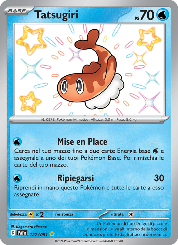 Tatsugiri 127/245 — Destino di Paldea (Italian Pokémon TCG card)