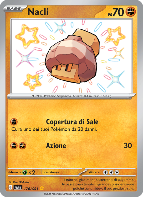 Nacli 176/245 — Destino di Paldea (Italian Pokémon TCG card)