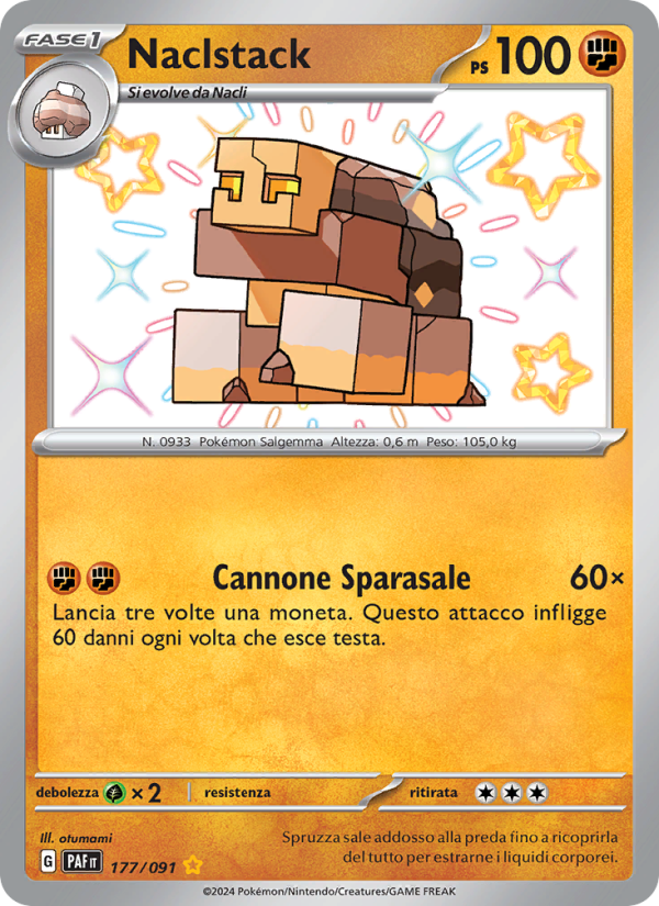Naclstack 177/245 — Destino di Paldea (Italian Pokémon TCG card)