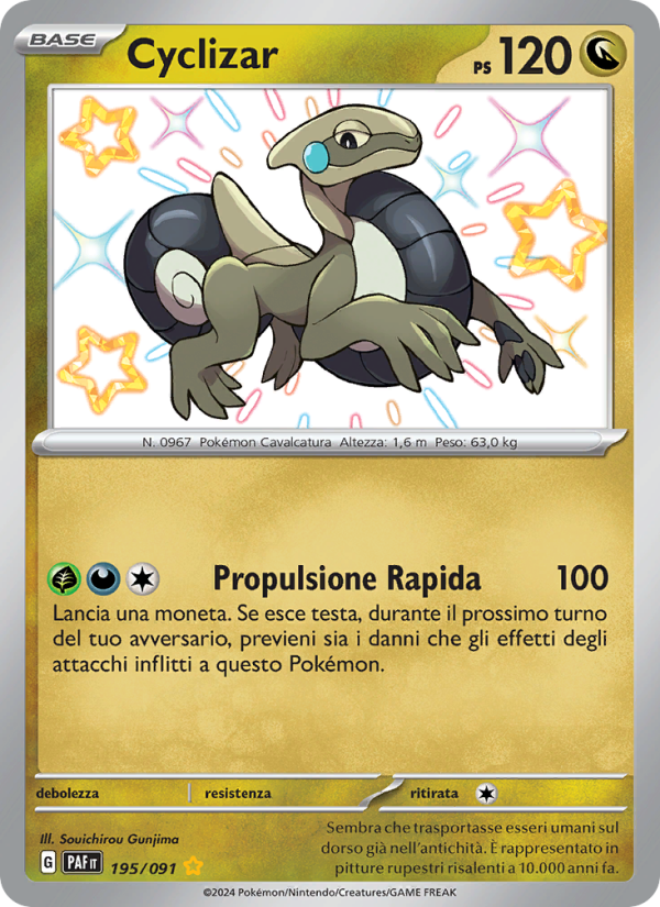 Cyclizar 195/245 — Destino di Paldea (Italian Pokémon TCG card)