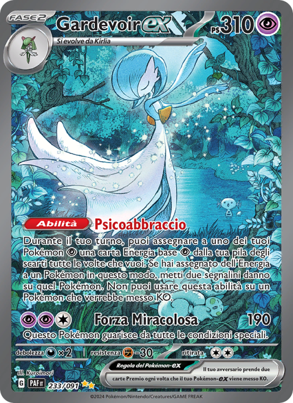 Gardevoir-ex 233/245 — Paldean Fates (Italian Pokémon TCG card)